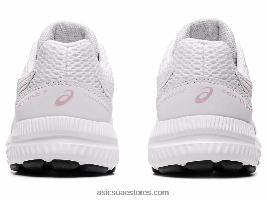 Asics أبيض / بالكاد ارتفع تتعامل مع 7 مدرسة ابتدائية 2N24DJ4472