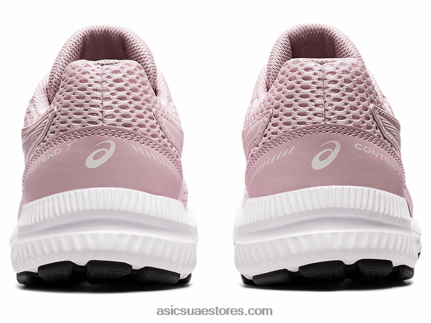 Asics بالكاد ارتفع / أبيض تتعامل مع 7 مدرسة ابتدائية 2N24DJ4476
