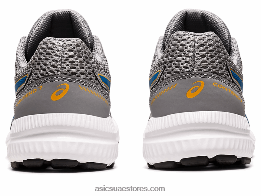 Asics صفيحة صخرية / أزرق كهربائي تتعامل مع 7 مدرسة ابتدائية 2N24DJ4535