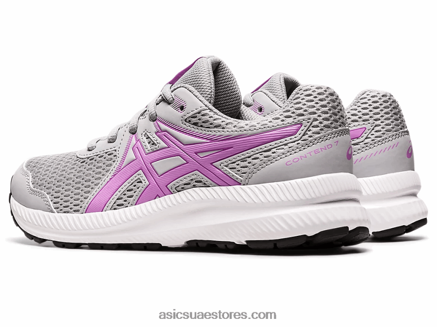 Asics توهج بيدمونت رمادي / لافندر تتعامل مع 7 مدرسة ابتدائية 2N24DJ4536
