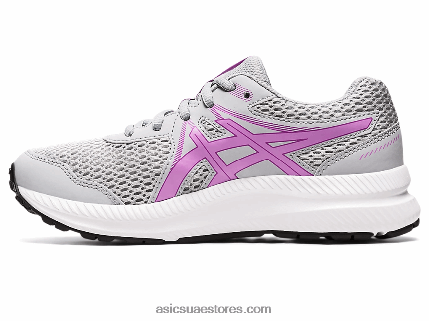 Asics توهج بيدمونت رمادي / لافندر تتعامل مع 7 مدرسة ابتدائية 2N24DJ4536