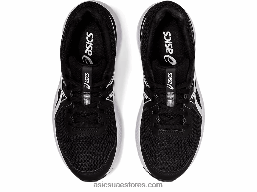 Asics أسود / أبيض تتعامل مع 7 مدرسة ابتدائية 2N24DJ4542