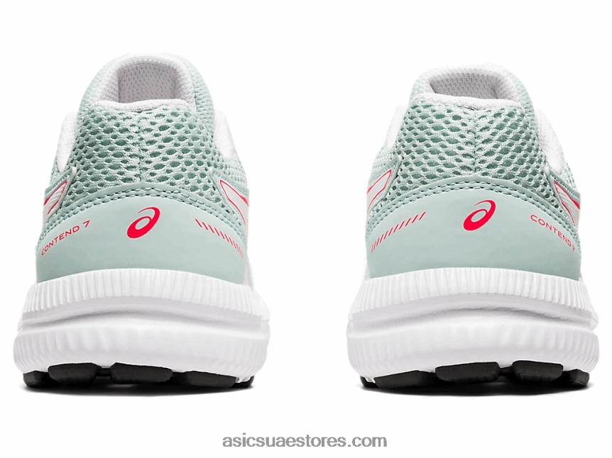 Asics الملاك أكوا / أبيض تتعامل مع 7 مدرسة ابتدائية 2N24DJ4548
