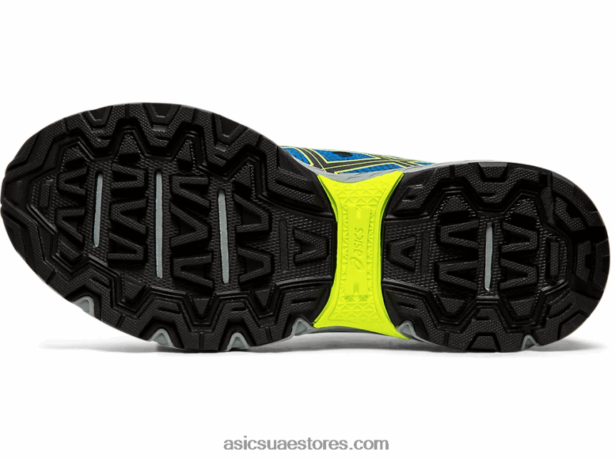 Asics أسود / أصفر أمان مدرسة جيل فينشر 7 الابتدائية 2N24DJ4570