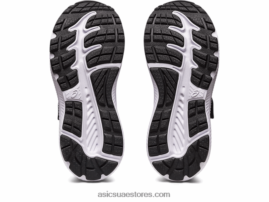 Asics أسود / أزرق الجزيرة تتعامل مع 8 مرحلة ما قبل المدرسة 2N24DJ4247