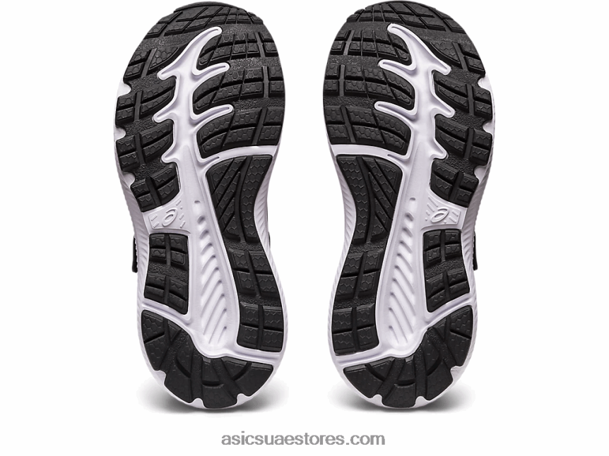 Asics أسود / بابايا تتعامل مع 8 مرحلة ما قبل المدرسة 2N24DJ4249