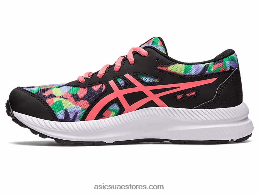 Asics أسود / بابايا تتعامل مع 8 مدرسة ابتدائية 2N24DJ4250