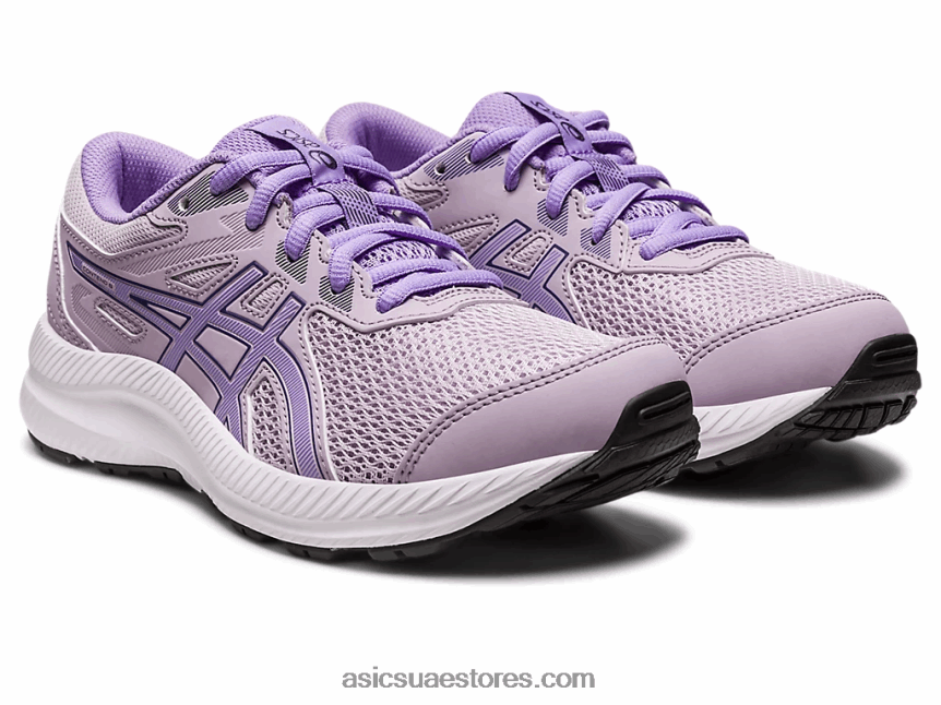 Asics الغسق البنفسجي / البنفسجي الرقمي تتعامل مع 8 مدرسة ابتدائية 2N24DJ4253