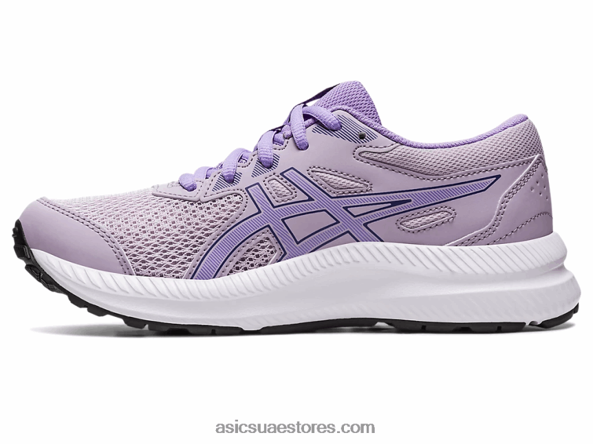 Asics الغسق البنفسجي / البنفسجي الرقمي تتعامل مع 8 مدرسة ابتدائية 2N24DJ4253