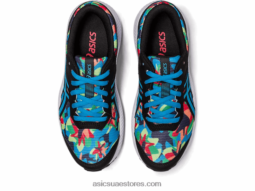 Asics أسود / أزرق الجزيرة تتعامل مع 8 مدرسة ابتدائية 2N24DJ4256