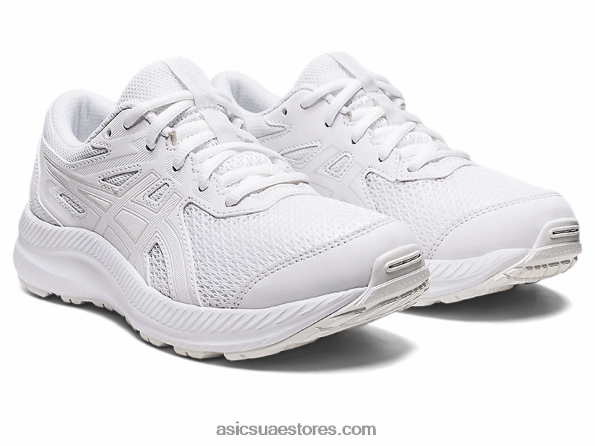 Asics أبيض تتعامل مع 8 مدرسة ابتدائية 2N24DJ4332