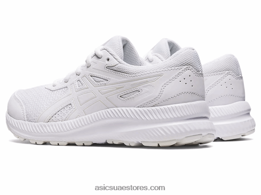 Asics أبيض تتعامل مع 8 مدرسة ابتدائية 2N24DJ4332