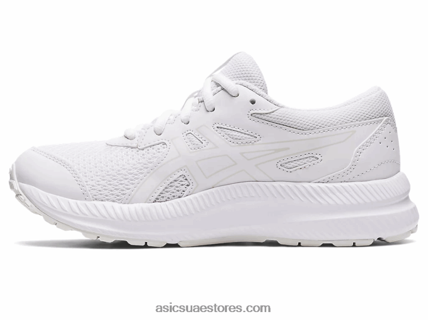Asics أبيض تتعامل مع 8 مدرسة ابتدائية 2N24DJ4332