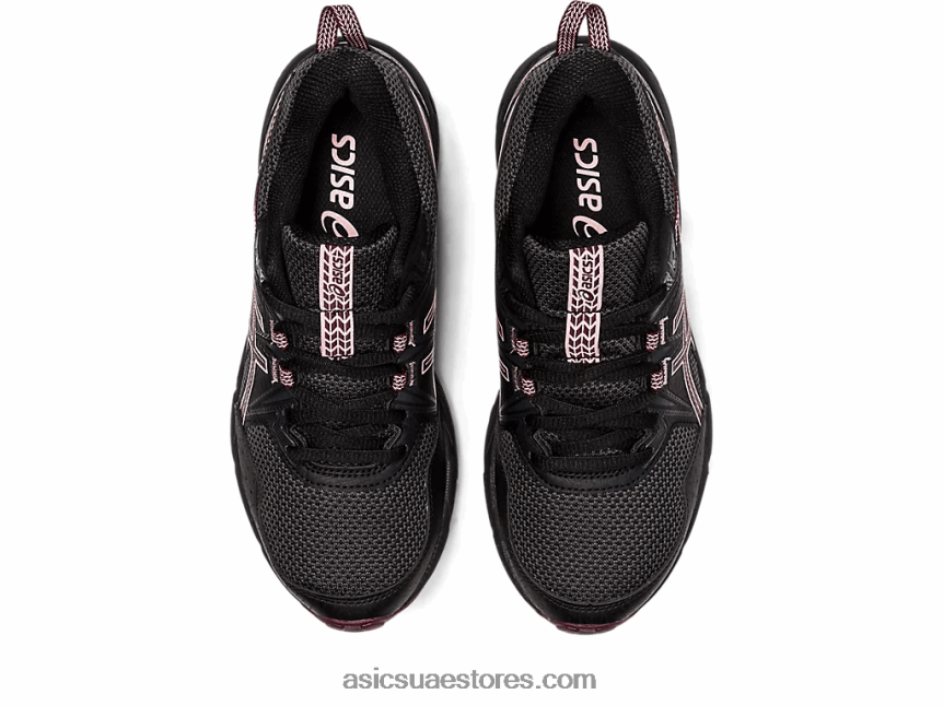 Asics أسود / المريخ العميق مدرسة جيل فينشر 8 الابتدائية 2N24DJ4371