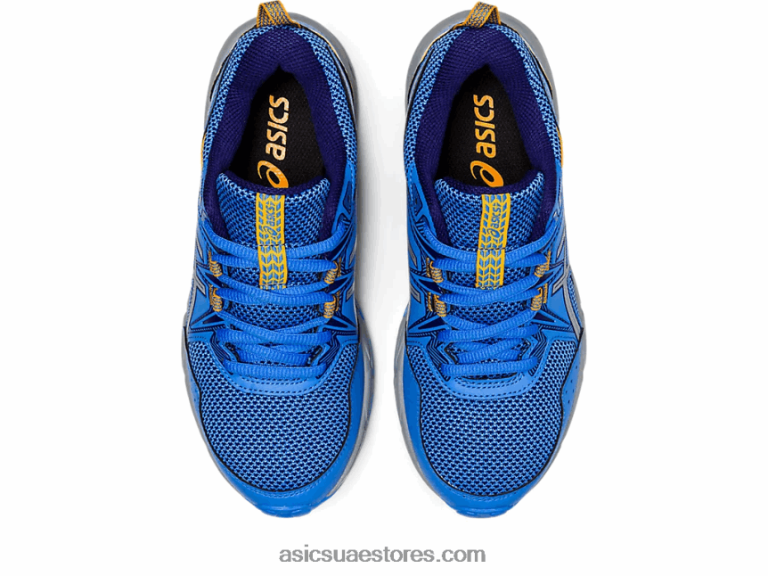 Asics الساحل الأزرق / الغوص الأزرق مدرسة جيل فينشر 8 الابتدائية 2N24DJ4372