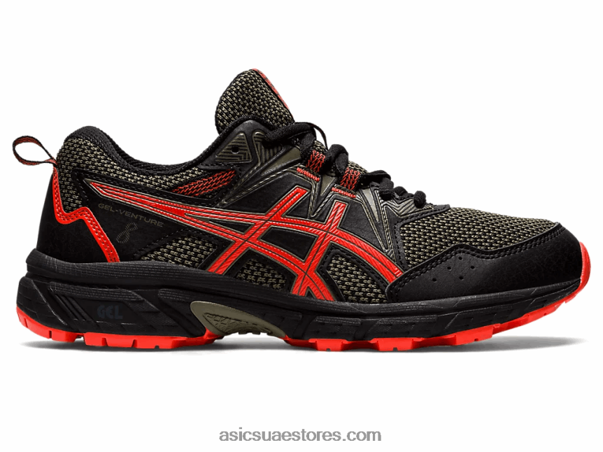 Asics طماطم سوداء / كرزية مدرسة جيل فينشر 8 الابتدائية 2N24DJ4389