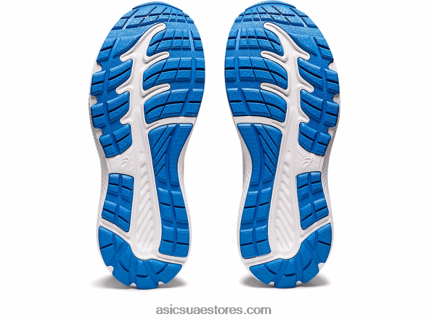 Asics أسود / أزرق كهربائي تتعامل مع 8 مدرسة ابتدائية 2N24DJ4394