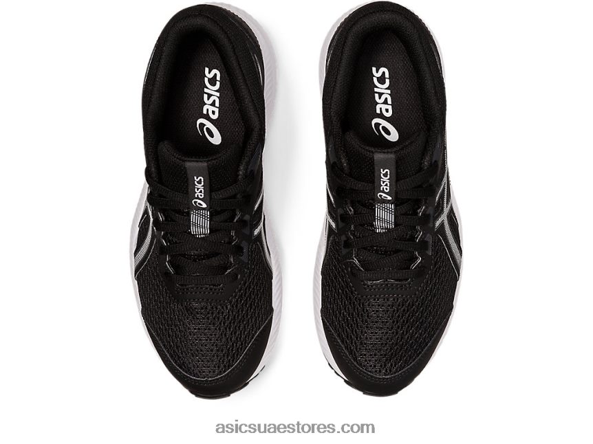 Asics أسود / أبيض تتعامل مع 8 مدرسة ابتدائية 2N24DJ4395