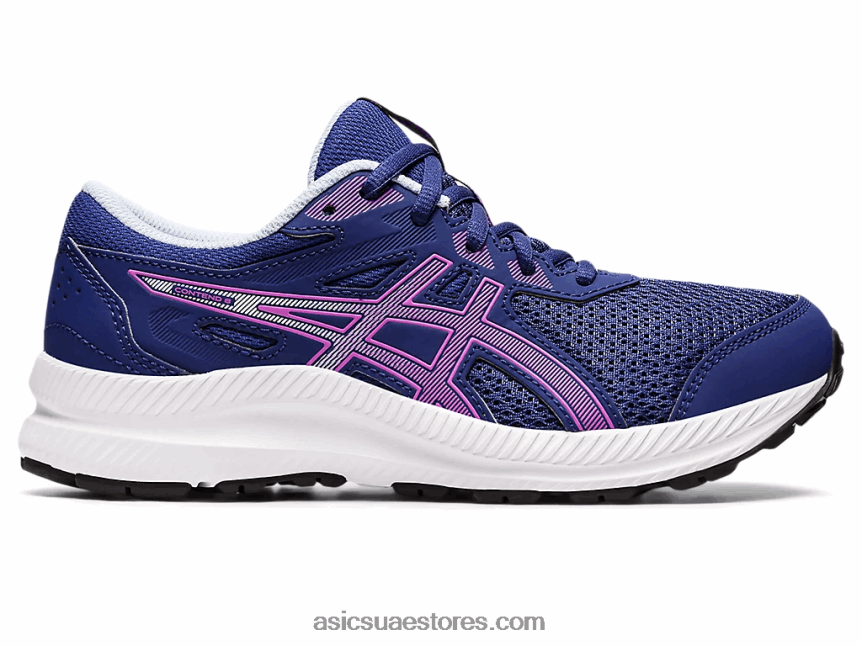 Asics الغوص الأزرق / الأوركيد تتعامل مع 8 مدرسة ابتدائية 2N24DJ4399