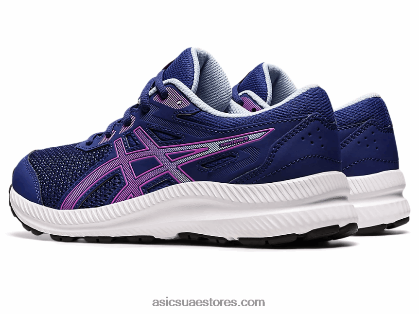 Asics الغوص الأزرق / الأوركيد تتعامل مع 8 مدرسة ابتدائية 2N24DJ4399