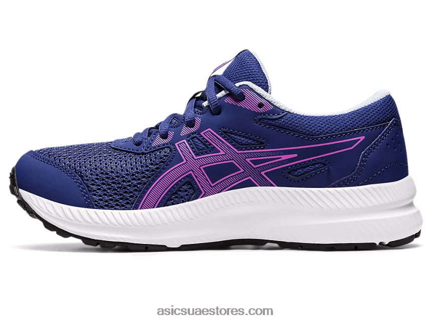 Asics الغوص الأزرق / الأوركيد تتعامل مع 8 مدرسة ابتدائية 2N24DJ4399