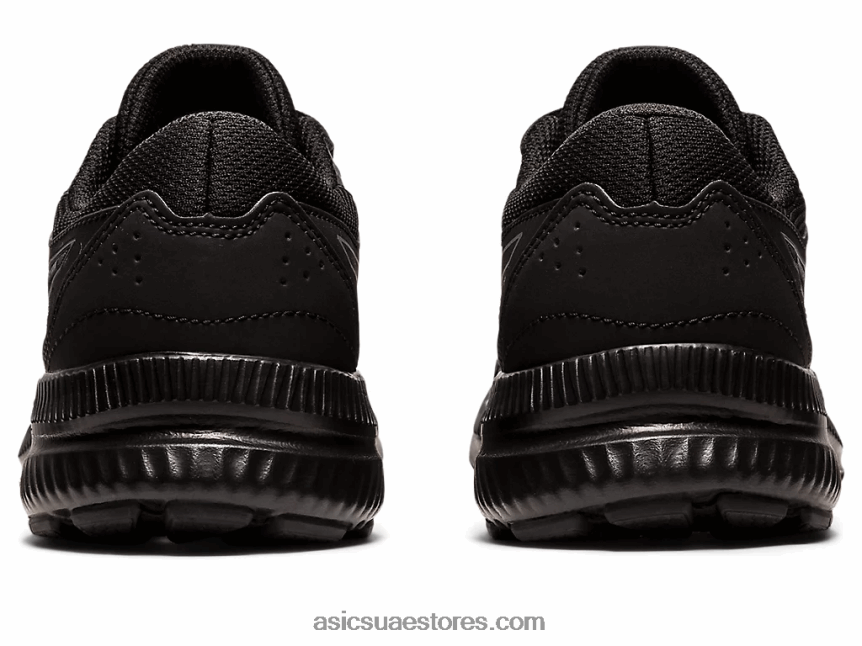Asics أسود / رمادي الناقل تتعامل مع 8 مدرسة ابتدائية 2N24DJ4402
