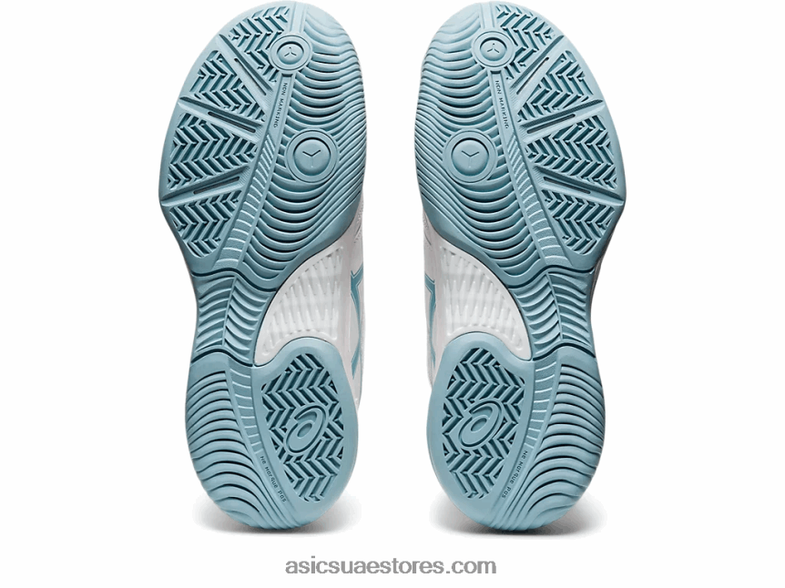 Asics أبيض / دخان أزرق لعبة هلام المدرسة الابتدائية 8 2N24DJ4408