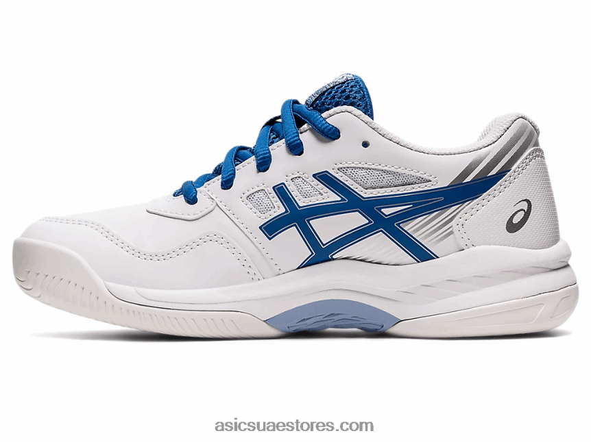 Asics محرك أبيض / بحيرة لعبة هلام المدرسة الابتدائية 8 2N24DJ4429