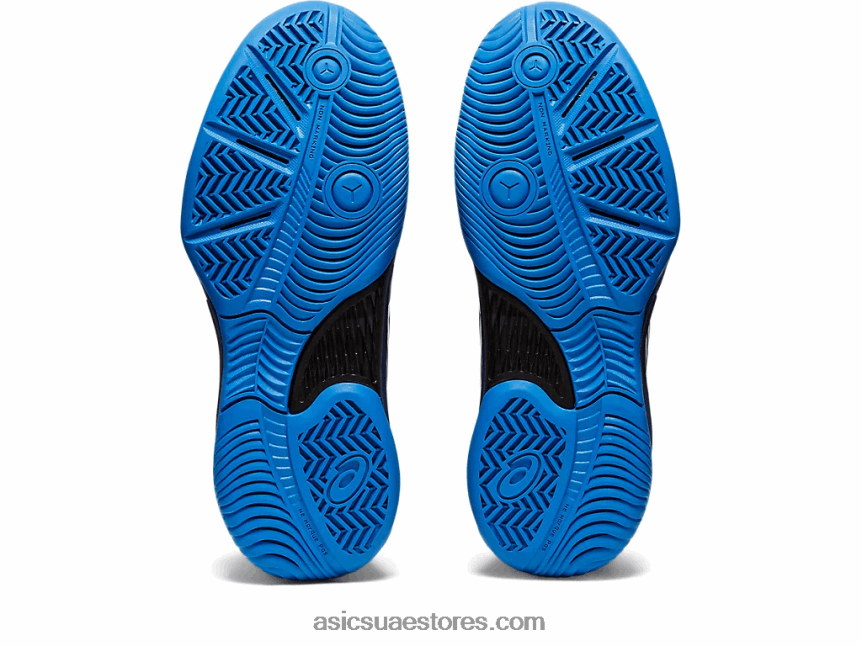 Asics الغوص الأزرق / الأبيض لعبة هلام المدرسة الابتدائية 8 2N24DJ4435