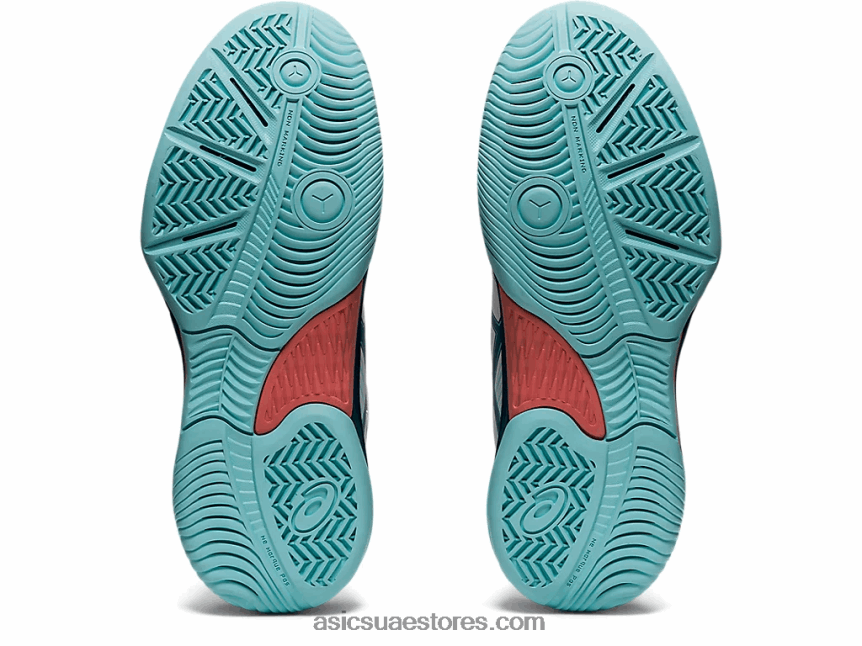 Asics أبيض / نيلي فاتح لعبة هلام المدرسة الابتدائية 8 2N24DJ4492