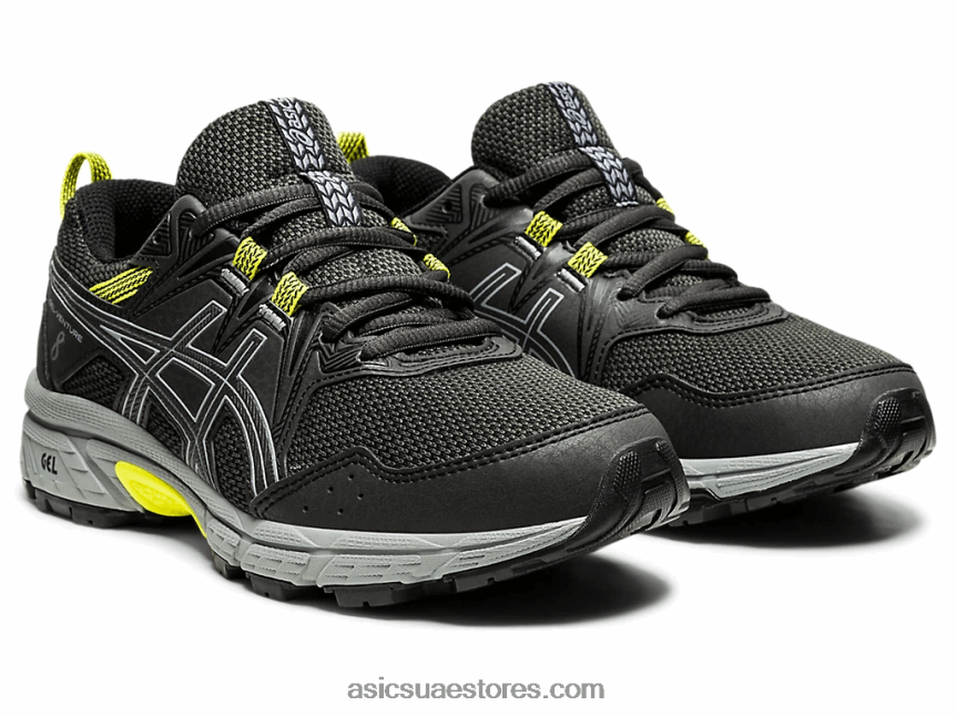 Asics الجرافيت الرمادي مدرسة جيل فينشر 8 الابتدائية 2N24DJ4495