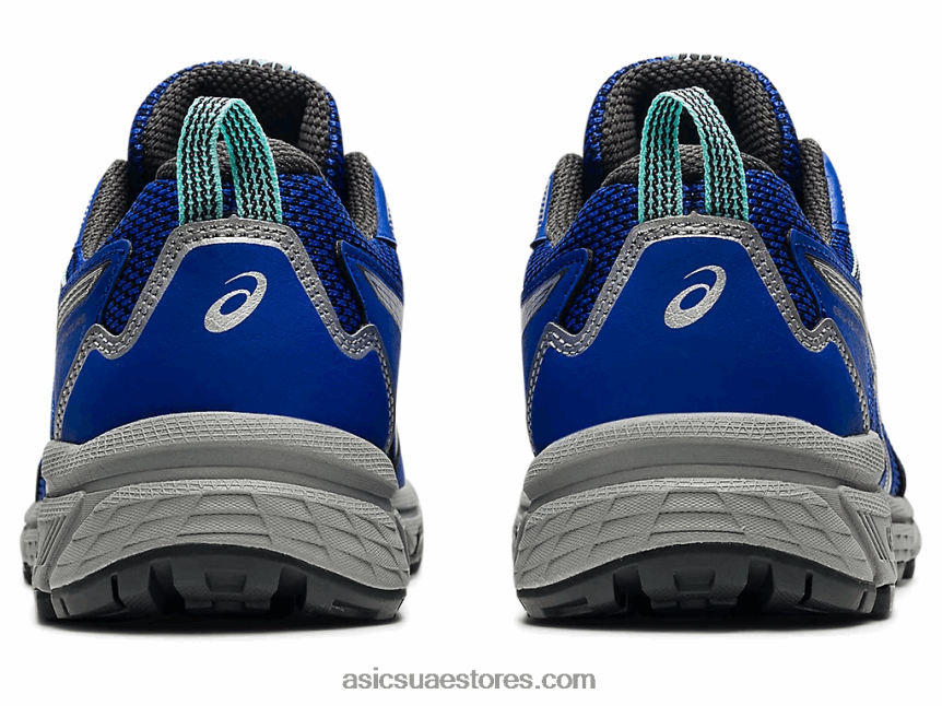 Asics اللازورد الأزرق / الفضة النقية مدرسة جيل فينشر 8 الابتدائية 2N24DJ4509