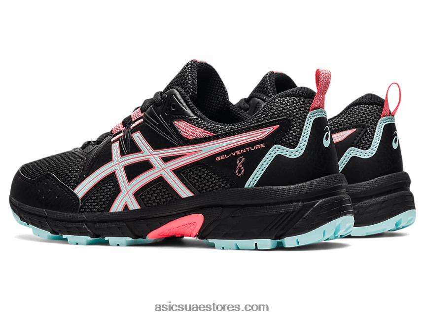 Asics أسود / أزرق واضح مدرسة جيل فينشر 8 الابتدائية 2N24DJ4510