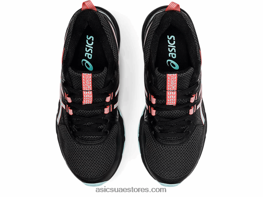 Asics أسود / أزرق واضح مدرسة جيل فينشر 8 الابتدائية 2N24DJ4510