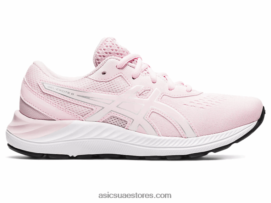 Asics الملح الوردي / الفضة النقية جل اكسايت 8 الابتدائية 2N24DJ4527