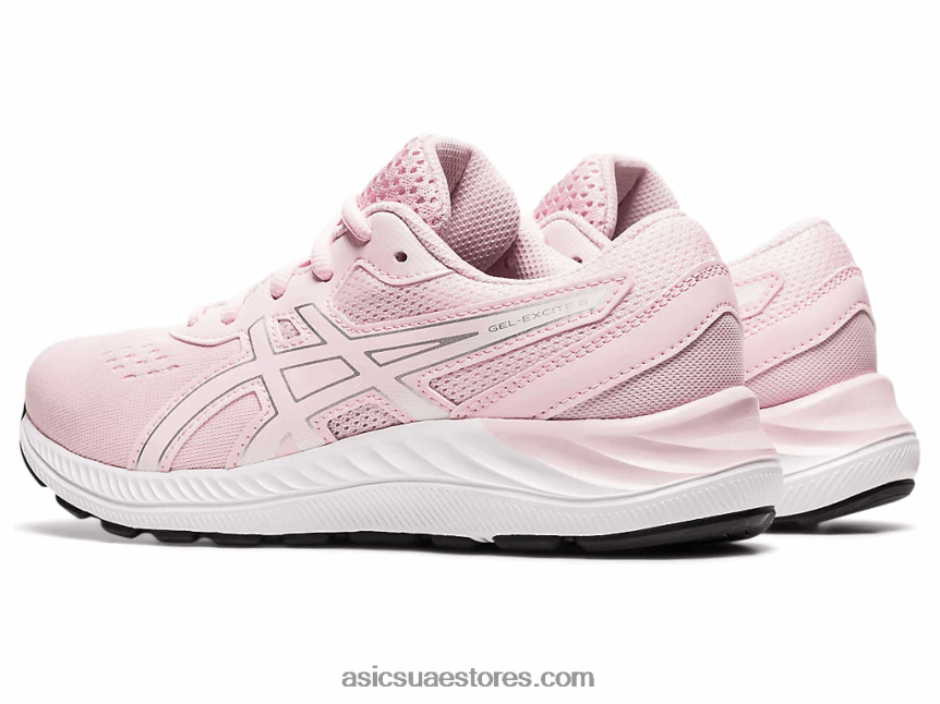 Asics الملح الوردي / الفضة النقية جل اكسايت 8 الابتدائية 2N24DJ4527