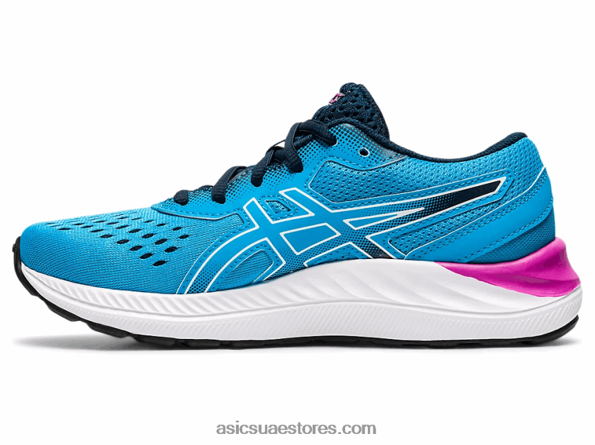 Asics أكوا رقمي / أبيض جل اكسايت 8 الابتدائية 2N24DJ4528