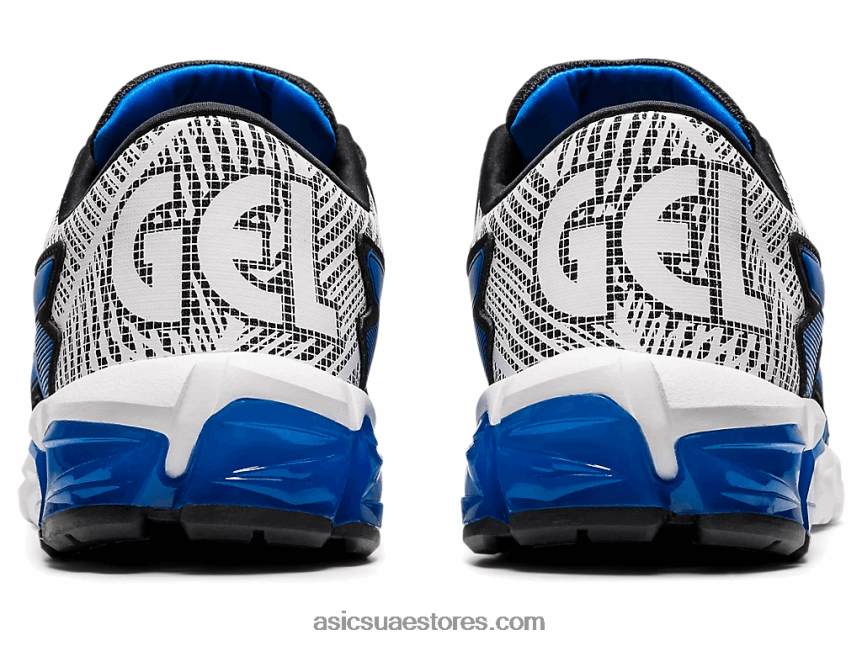 Asics أسود / أزرق كهربائي هلام الكم 90 2 الصف المدرسة 2N24DJ4561