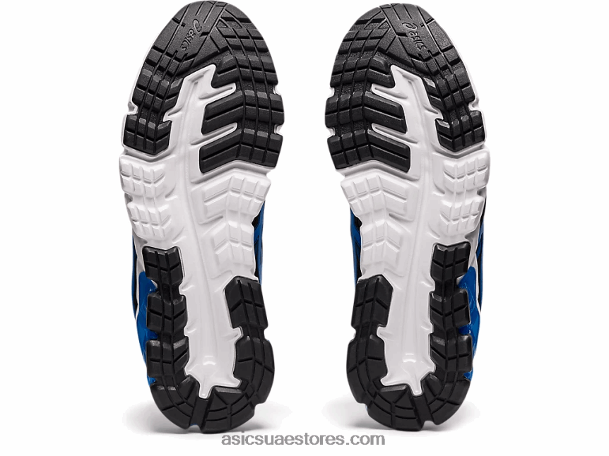 Asics أسود / أزرق كهربائي هلام الكم 90 2 الصف المدرسة 2N24DJ4561