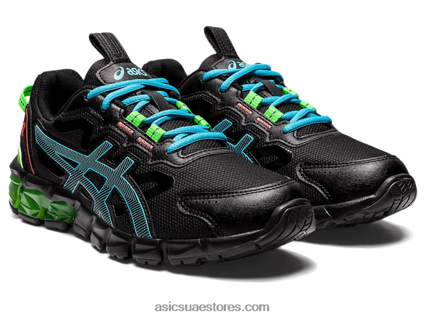 Asics أسود / حوض السمك جيل - كوانتوم 90 3 ابتدائي 2N24DJ4373