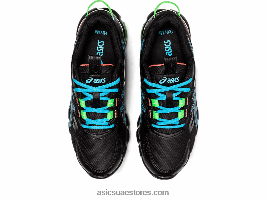 Asics أسود / حوض السمك جيل - كوانتوم 90 3 ابتدائي 2N24DJ4373