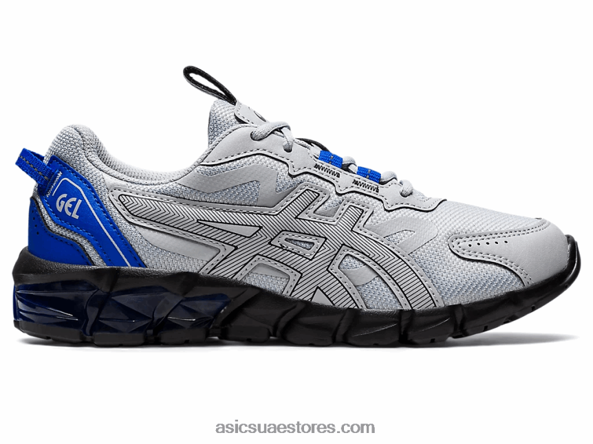 Asics بيدمونت رمادي / أسود جيل - كوانتوم 90 3 ابتدائي 2N24DJ911