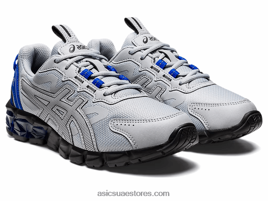 Asics بيدمونت رمادي / أسود جيل - كوانتوم 90 3 ابتدائي 2N24DJ911