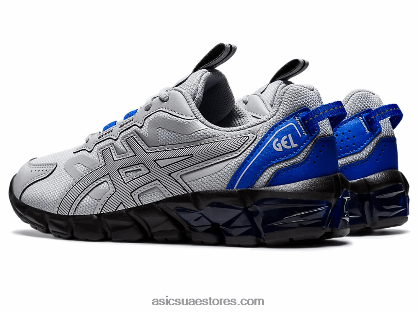Asics بيدمونت رمادي / أسود جيل - كوانتوم 90 3 ابتدائي 2N24DJ911