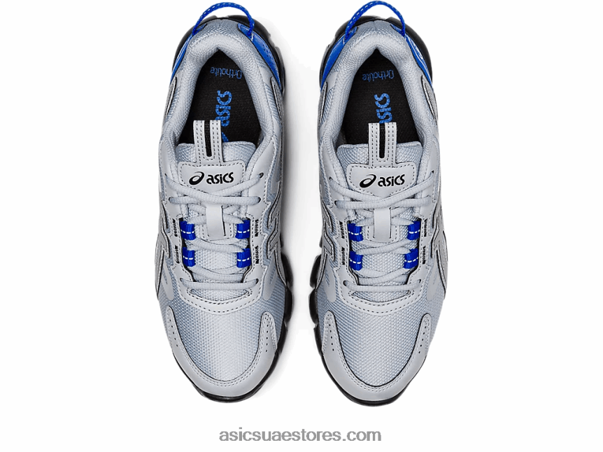 Asics بيدمونت رمادي / أسود جيل - كوانتوم 90 3 ابتدائي 2N24DJ911