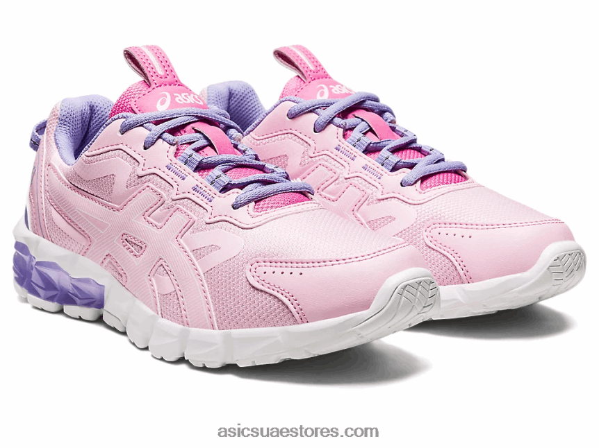 Asics حلوى القطن / أبيض جيل - كوانتوم 90 3 ابتدائي 2N24DJ927