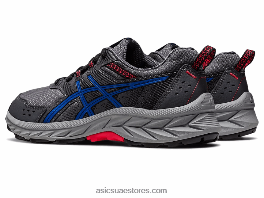 Asics الناقل الرمادي / التونة الزرقاء مدرسة جيل فينشر 9 الابتدائية 2N24DJ4216