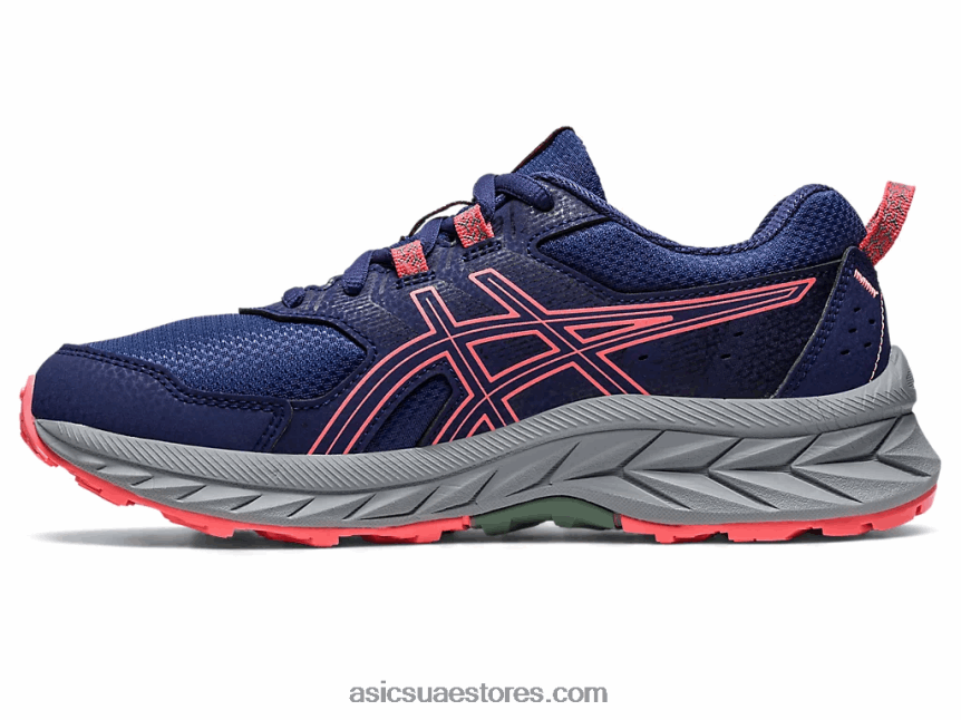 Asics أزرق نيلي / بابايا مدرسة جيل فينشر 9 الابتدائية 2N24DJ4220