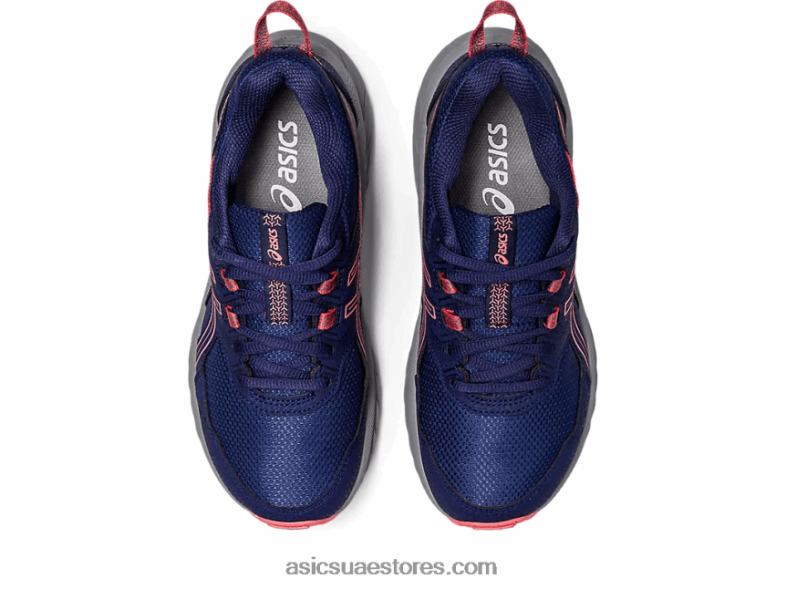Asics أزرق نيلي / بابايا مدرسة جيل فينشر 9 الابتدائية 2N24DJ4220