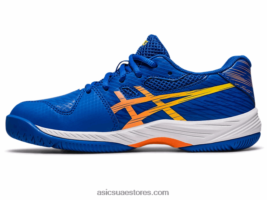 Asics تونة أزرق / خوخ شمس لعبة جل 9 مدرسة ابتدائية 2N24DJ4227